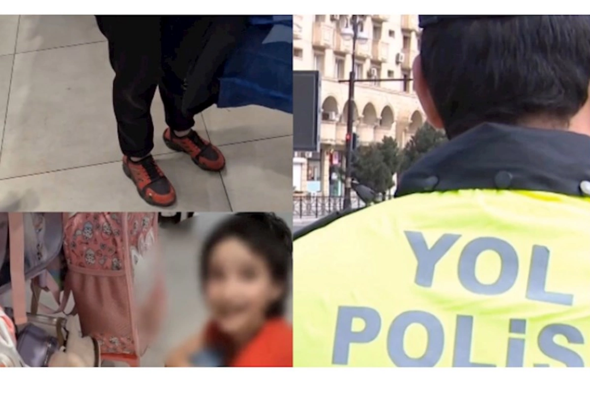 Bakıda yol polisi əməkdaşı 6 qız uşağını himayəyə götürdü — VİDEO