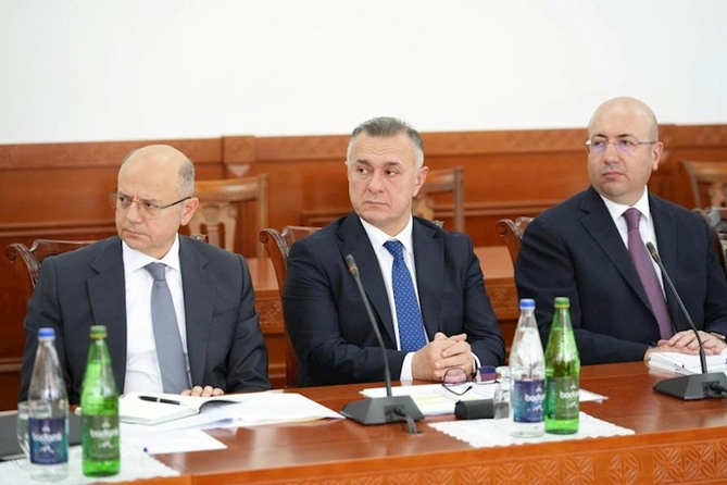Əlaqələndirmə Qərargahının növbəti iclası Xankəndi şəhərində keçirilib — FOTOLAR