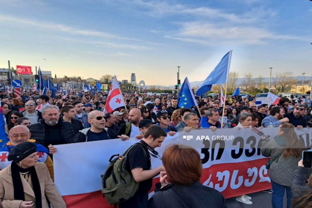 Gürcüstanda növbəti genişmiqyaslı aksiya keçirilir, Kürün sahilində nəqliyyatın hərəkəti məhdudlaşdırılıb