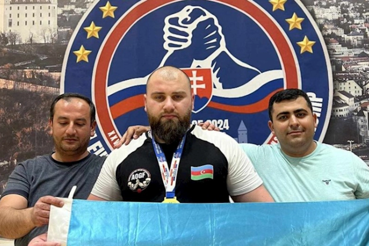 Azərbaycanlı qol güləşçisi Avropa Çempionu olub