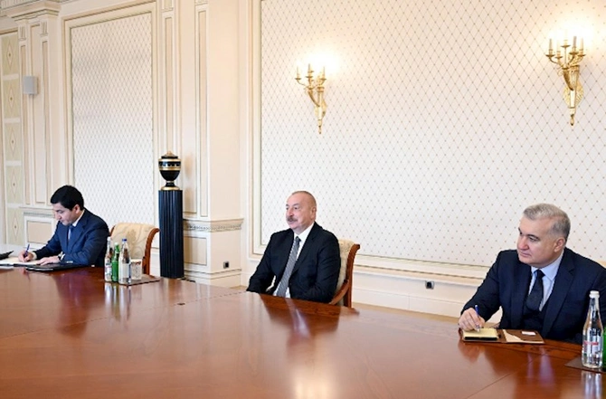 İlham Əliyev Millətlər Birliyinin baş katibini qəbul etdi — FOTO