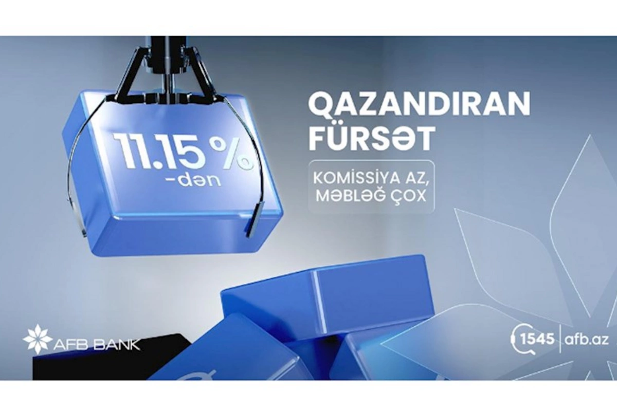 “AFB Bank” ilə kreditinizin komissiyası az, faizi aşağı olsun