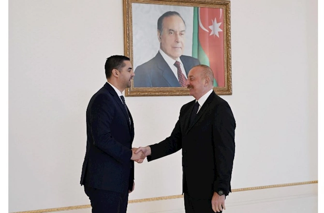 Prezident ATƏT-in sədrini qəbul etdi — FOTOLAR
