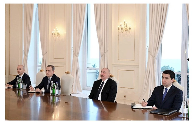 Prezident ATƏT-in sədrini qəbul etdi — FOTOLAR