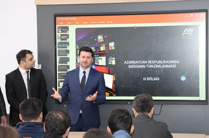 Audiovizual Şura BDU-nun tələbələri üçün növbəti seminar təşkil etdi — FOTOLAR Audiovizual Şura BDU-nun tələbələri üçün növbəti seminar təşkil etdi — FOTOLAR