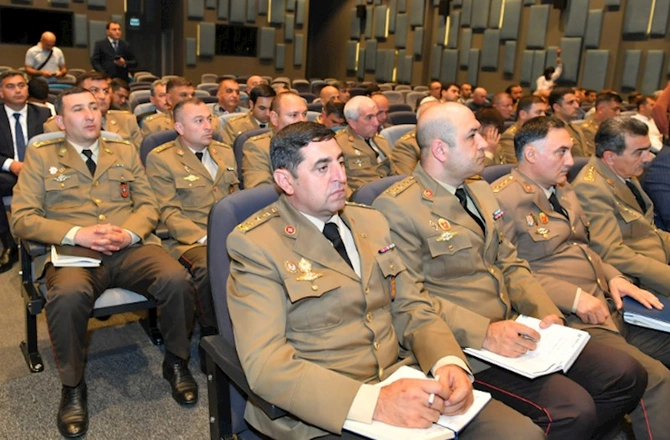 Ağdamda yanğın təhlükəsizliyi ilə bağlı regional müşavirə keçirildi — FOTO