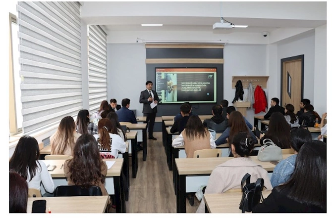 Audiovizual Şura BDU-nun tələbələri üçün növbəti seminar təşkil etdi — FOTOLAR Audiovizual Şura BDU-nun tələbələri üçün növbəti seminar təşkil etdi — FOTOLAR