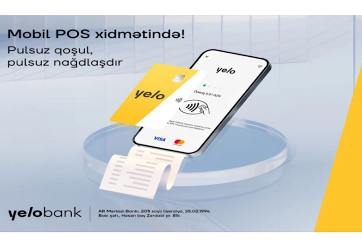 Yelo Bank biznes sahibləri üçün Mobil POS xidmətini təqdim edir