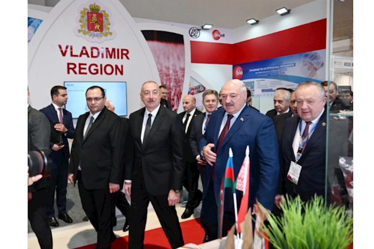 Prezidentlər “Caspian Agro” və “InterFood Azerbaijan” sərgisində — FOTOLAR