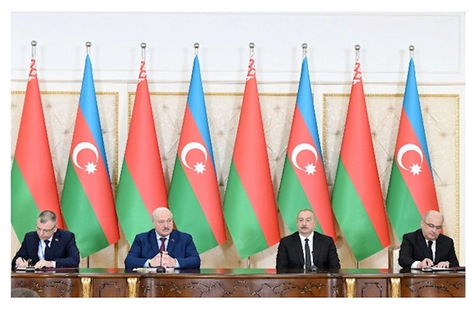 Azərbaycan və Belarus arasında 9 sənəd imzalandı — FOTOLAR (YENİLƏNİB)