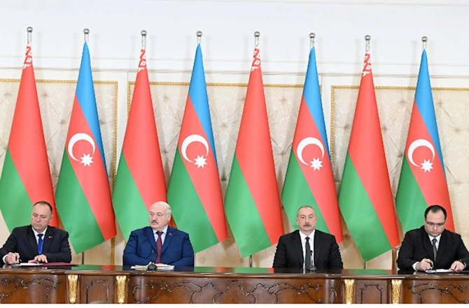Azərbaycan və Belarus arasında 9 sənəd imzalandı — FOTOLAR (YENİLƏNİB)