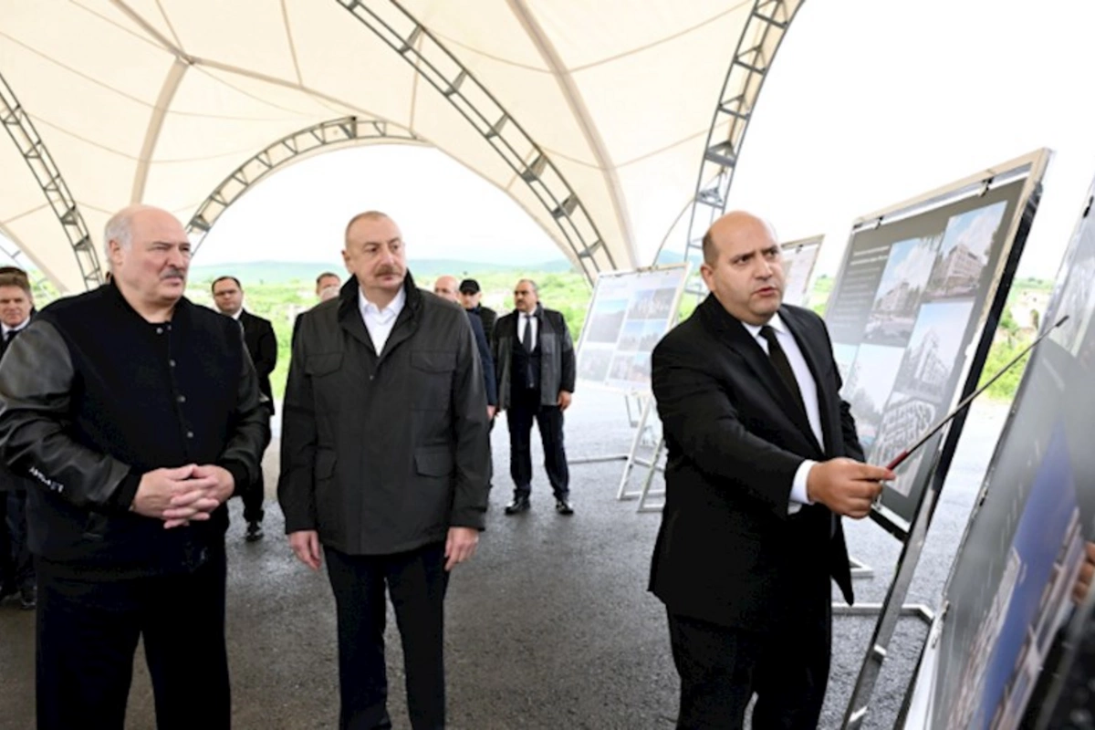 Prezidentlərə Şuşanın Baş planı barədə məlumat verildi