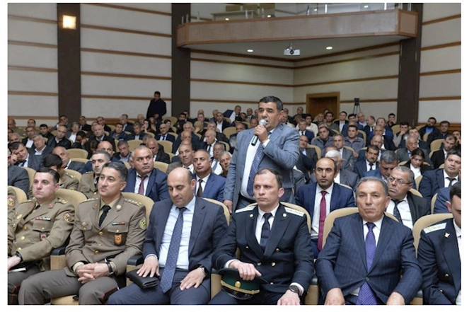 Yanğın təhlükəsizliyi ilə bağlı növbəti regional müşavirə keçirildi — FOTOLAR Yanğın təhlükəsizliyi ilə bağlı növbəti regional müşavirə keçirildi — FOTOLAR