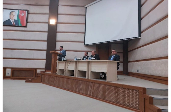 Yanğın təhlükəsizliyi ilə bağlı növbəti regional müşavirə keçirildi — FOTOLAR Yanğın təhlükəsizliyi ilə bağlı növbəti regional müşavirə keçirildi — FOTOLAR