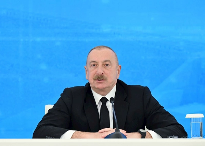 Azərbaycan və İran prezidentləri iki hidroqovşağın açılış mərasimində — FOTOLAR (YENİLƏNİB)