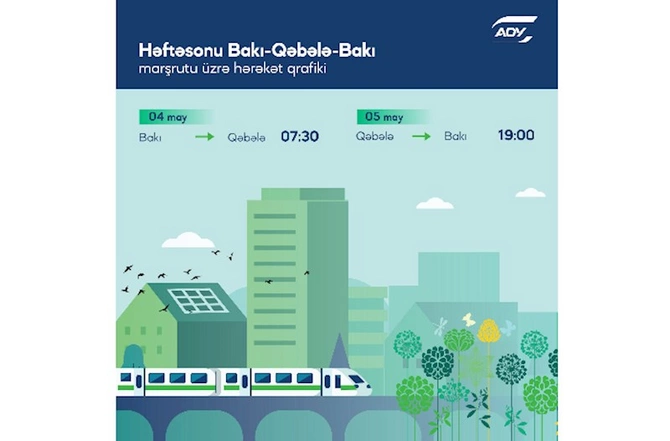 Bakı-Ağstafa marşrutuna əlavə qatar təyin edildi — CƏDVƏL Bakı-Ağstafa marşrutuna əlavə qatar təyin edildi — CƏDVƏL