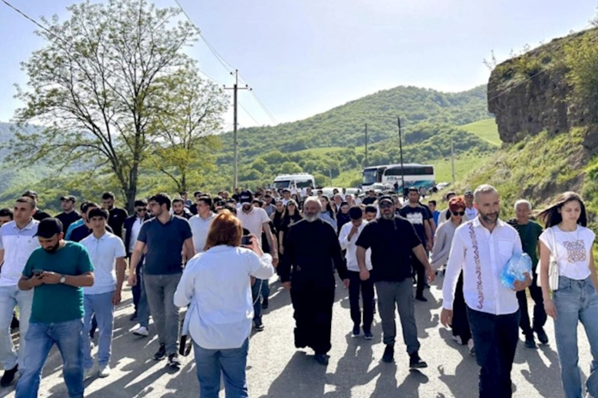 Azərbaycanla sərhəddə etiraz edən ermənilər HƏBS EDİLDİ