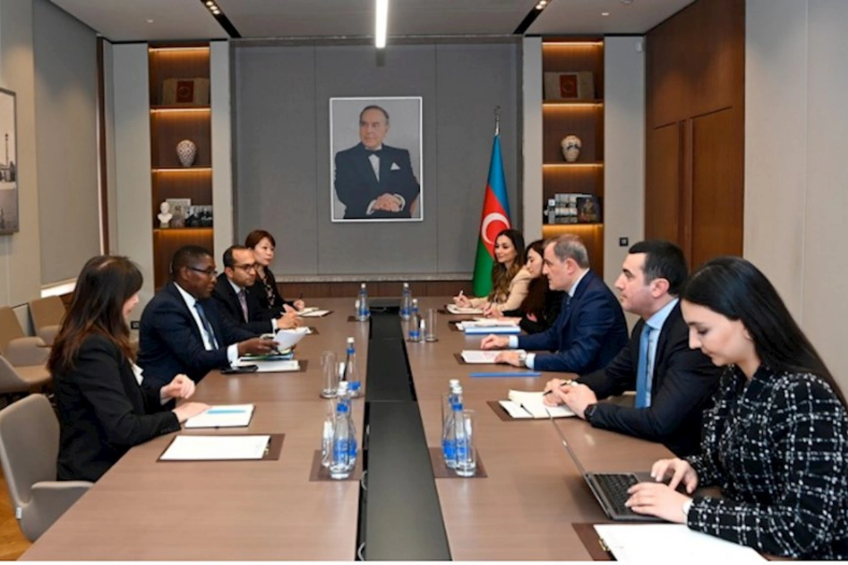 Ceyhun Bayramov Quterreşin müşaviri ilə COP29-a hazırlığı müzakirə edib