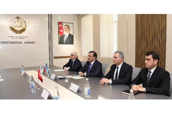 Türkiyə İnsan Hüquqları və Bərabərlik Qurumunun nümayəndə heyəti ilə Penitensiar xidmətdə görüş — FOTO Türkiyə İnsan Hüquqları və Bərabərlik Qurumunun nümayəndə heyəti ilə Penitensiar xidmətdə görüş — FOTO