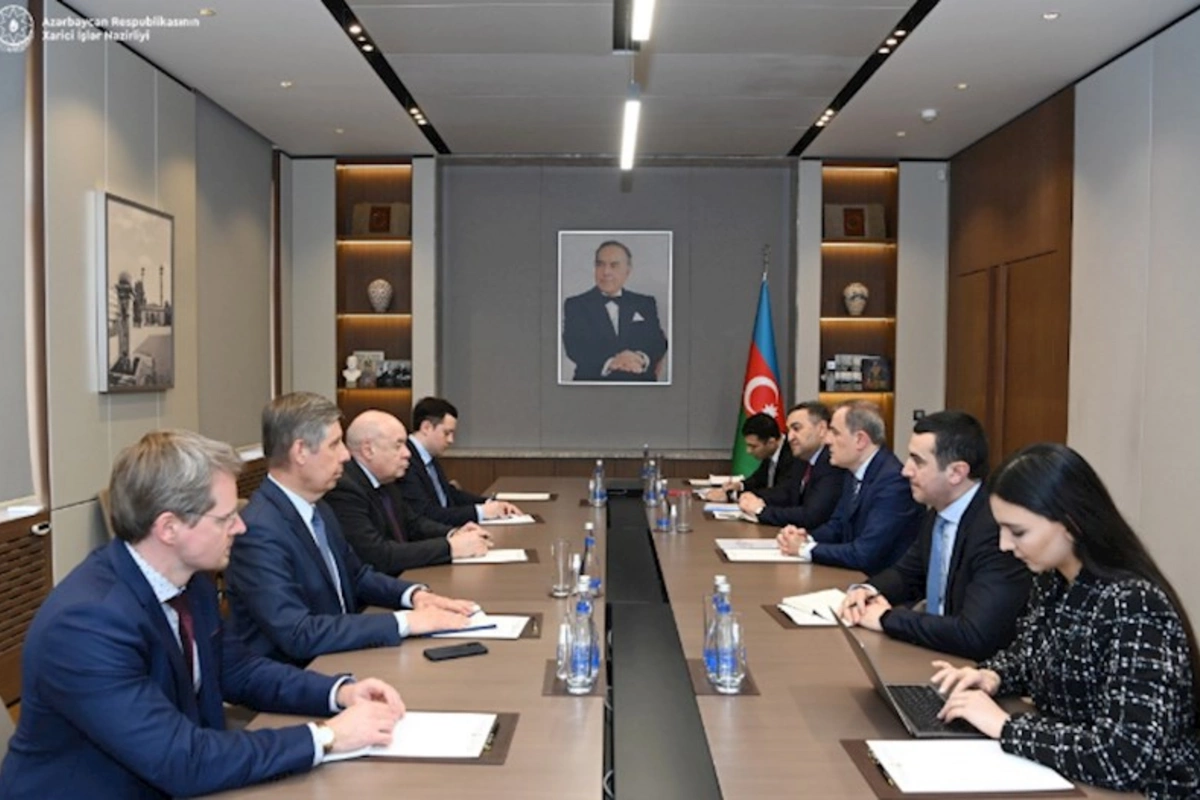 Ceyhun Bayramov Mixail Şvıdkoy ilə görüşdü — FOTO