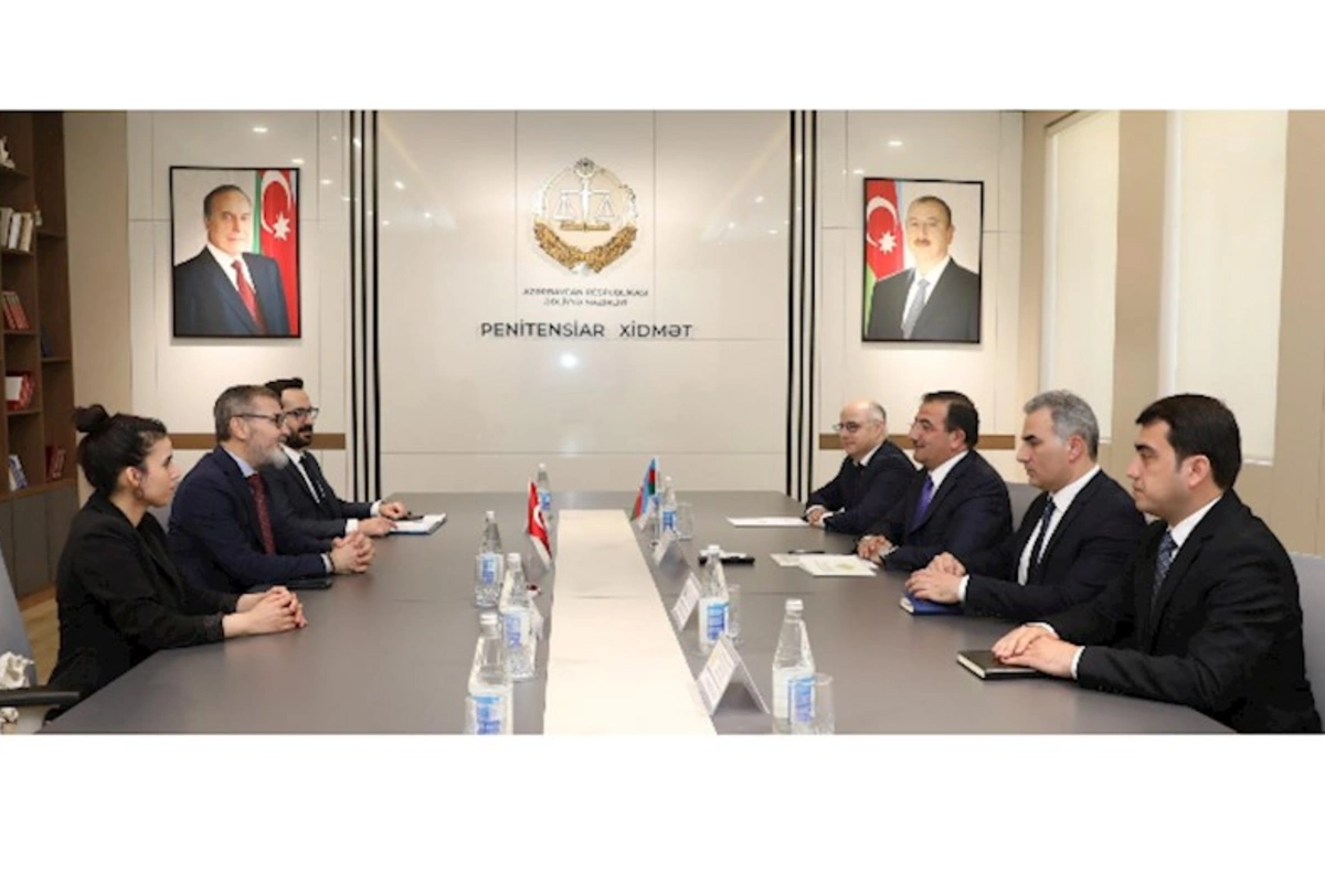 Türkiyə İnsan Hüquqları və Bərabərlik Qurumunun nümayəndə heyəti ilə Penitensiar xidmətdə görüş — FOTO
