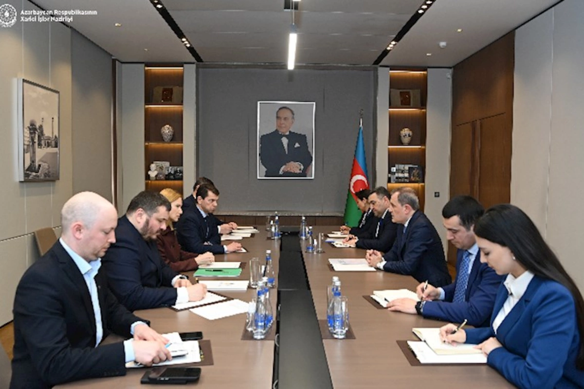 Ceyhun Bayramov Ukrayna Ali Radasının sədrinin müavini ilə görüşdü — FOTO