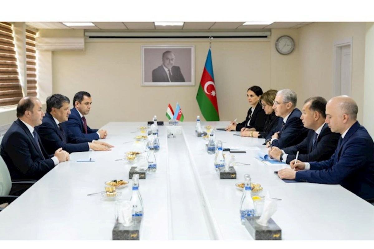 ETSN-də Tacikistanın sənaye və yeni texnologiyalar naziri ilə görüş keçirilib