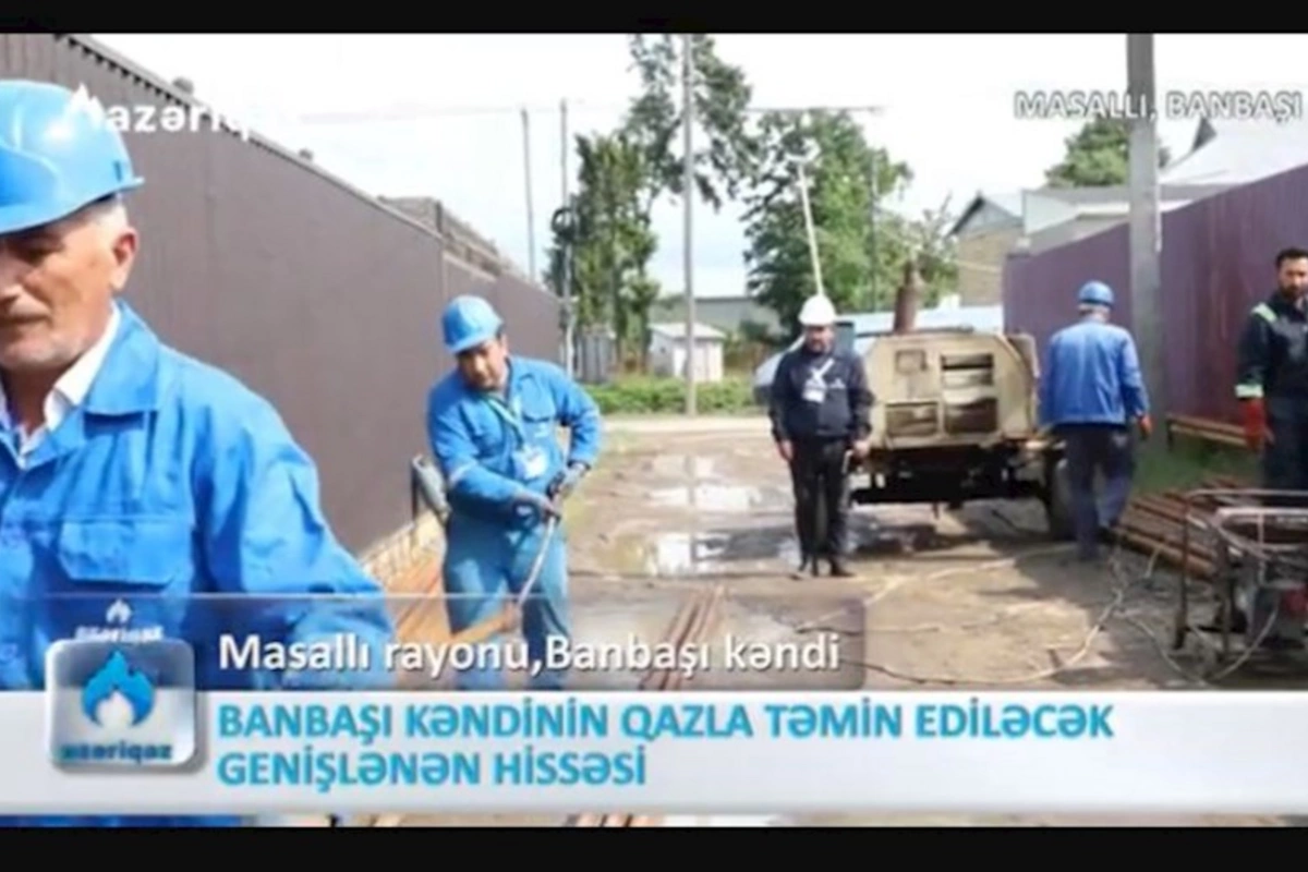 Banbaşı kəndinin qazla təmin ediləcək genişlənən hissəsi — VİDEO