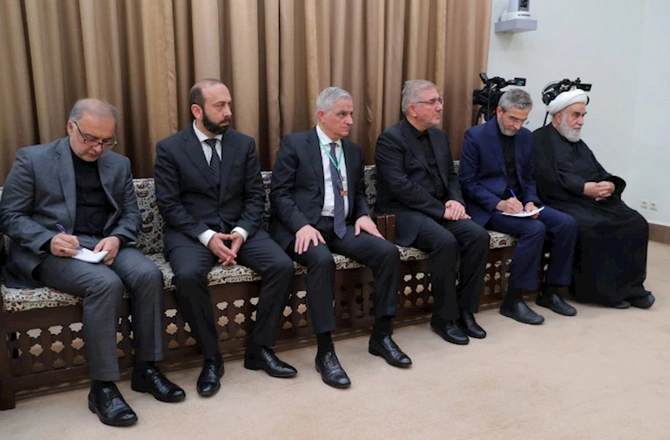 Xamenei Paşinyanı qəbul etdi — FOTO