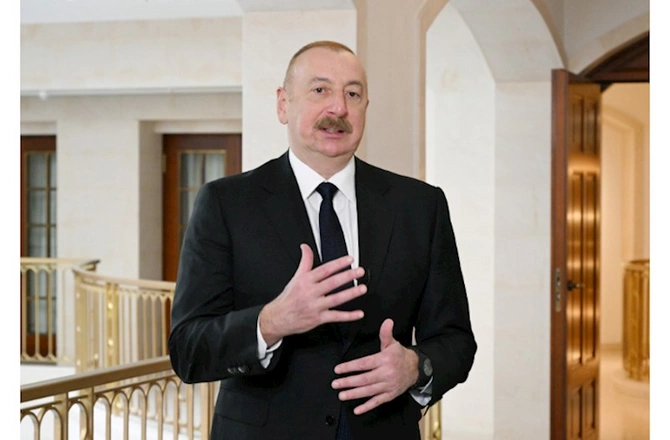 İlham Əliyev “Euronews” televiziyasına müsahibə verib