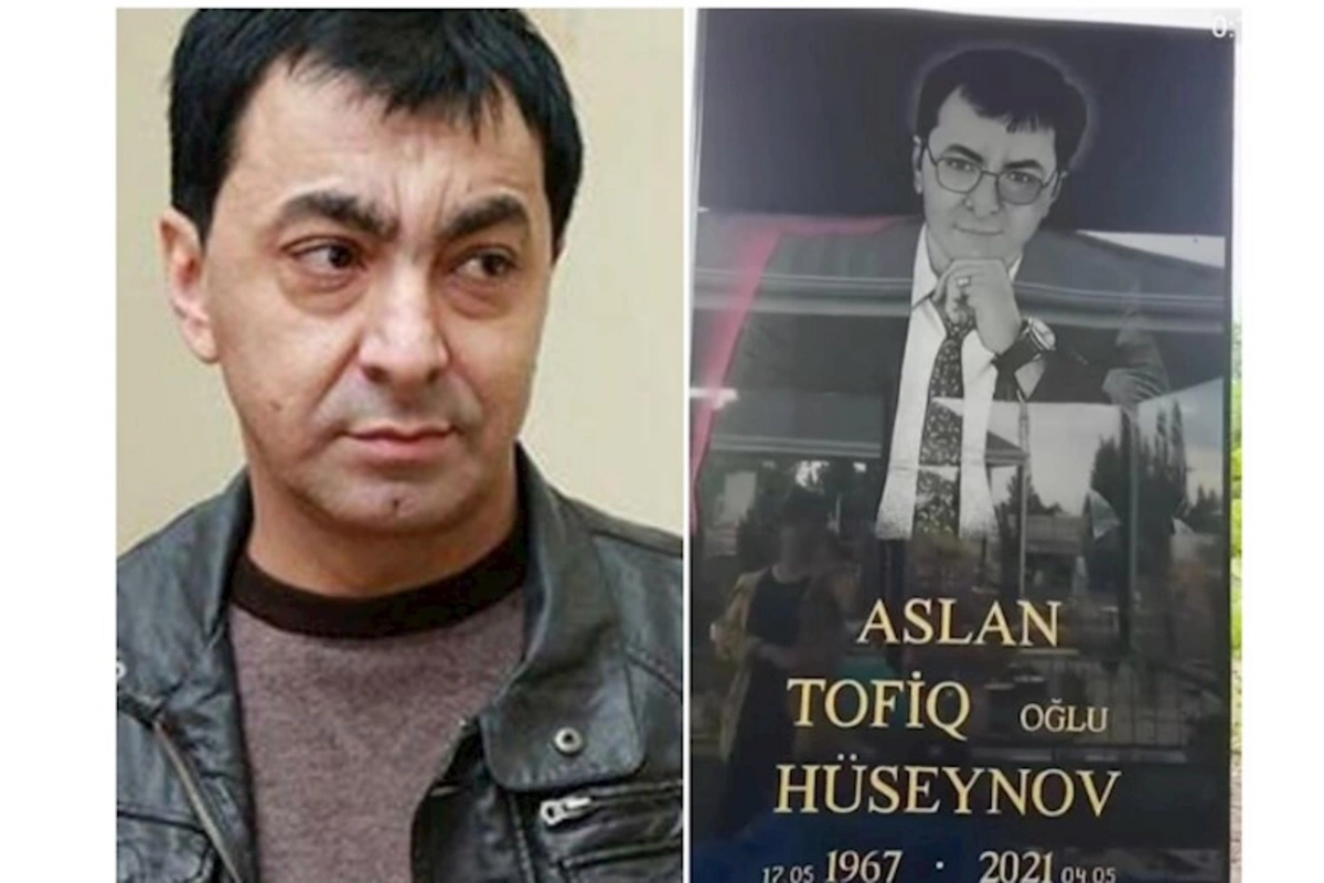 Mərhum müğənni Aslan Hüseynovun Gəncədəki məzarı — VİDEO
