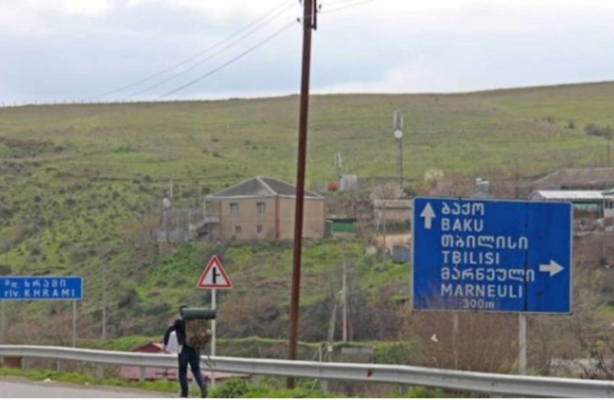 Gürcüstan Azərbaycanla sərhəddə yeni yol tikir