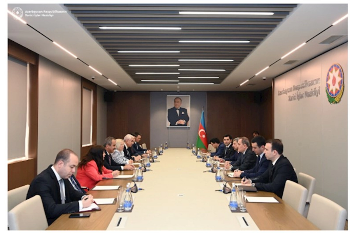 Ceyhun Bayramov TBMM-nin komissiya sədrini qəbul etdi