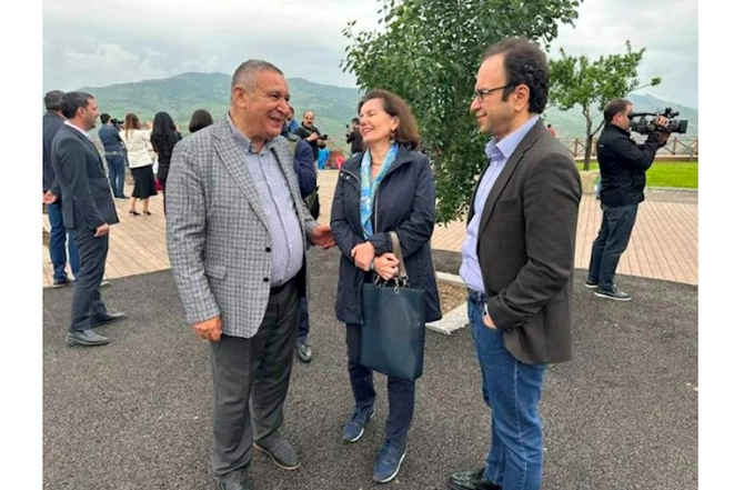 Fransa səfiri Laçına getdi — FOTOLAR