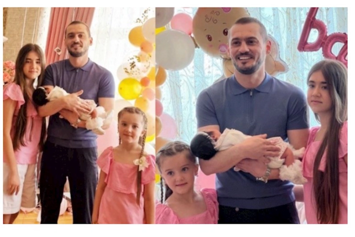 Emilin üçüncü qızı oldu — FOTOLAR