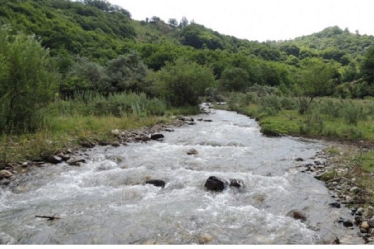 Ağstafada Həsənsu çayında suyun səviyyəsinin artması müşahidə olunur