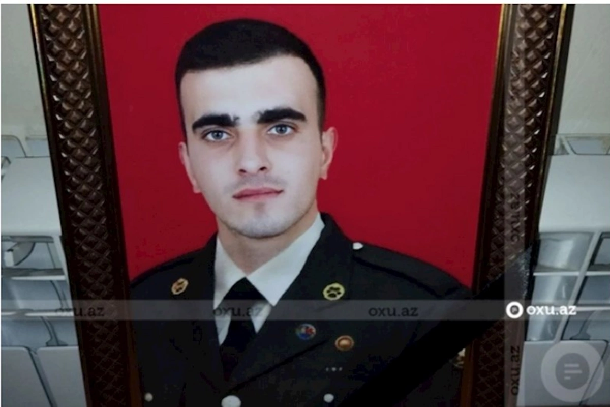 Bu gün faciəvi şəkildə ölən hərbçinin 22 yaşı var imiş