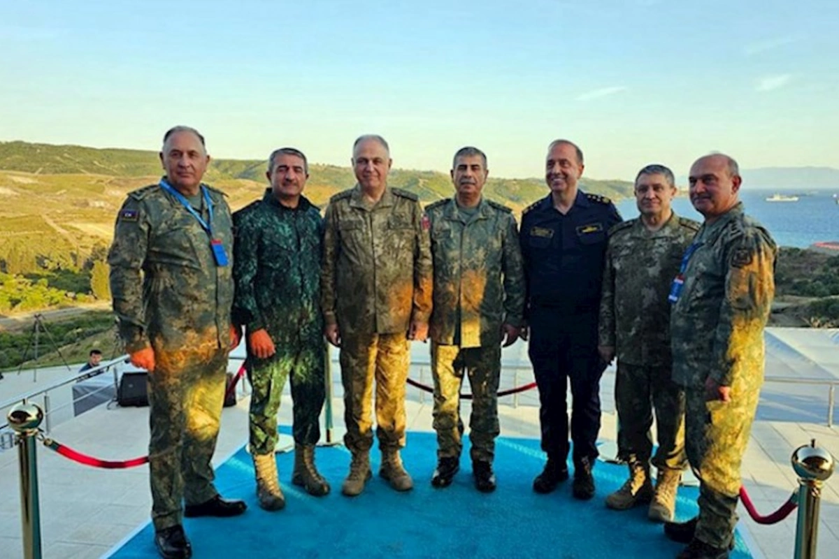 Müdafiə Nazirliyinin rəhbər heyəti Türkiyədə Doğanbey təlim sahəsində olublar