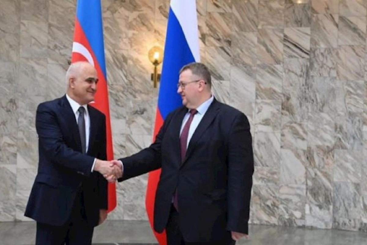 Şahin Mustafayev rusiyalı həmkarı ilə iqtisadiyyatdan danışdı