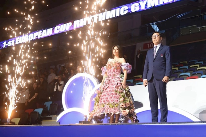 Bakıda Avropa Kubokunun açılış mərasimi oldu — FOTOLAR