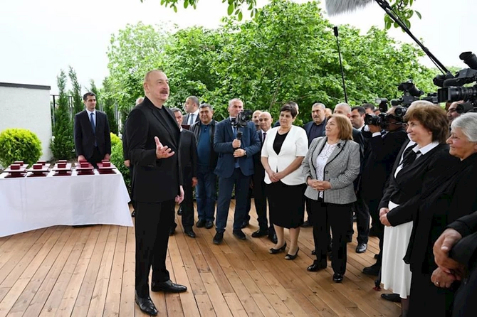 Xocalıları evlərinə qaytaran Ali Baş Komandan…