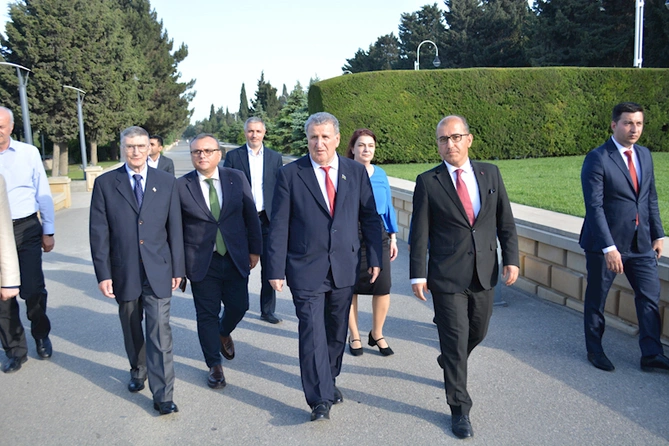 Aziz Sancar Azərbaycana gəlib — FOTOLAR