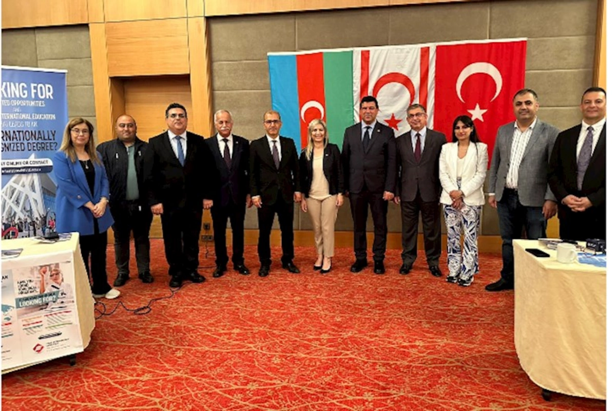 Bakıda Şimali Kipr universitetlərinin sərgisi keçirilir — FOTOLAR