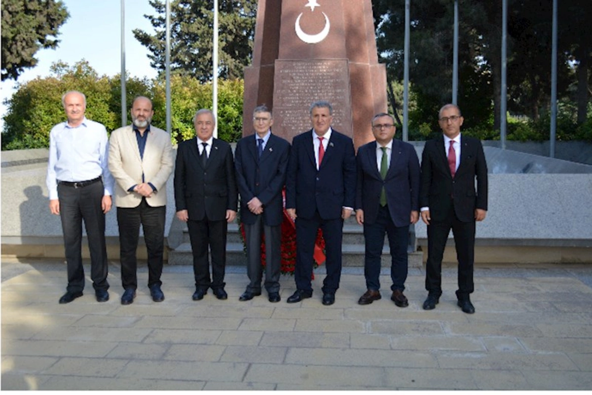 Aziz Sancar Azərbaycana gəlib — FOTOLAR