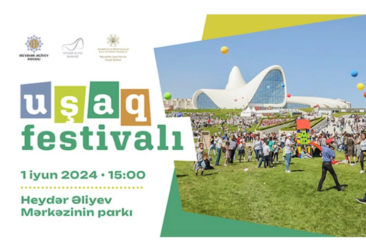 Heydər Əliyev Mərkəzinin parkında Uşaq festivalı təşkil olunacaq