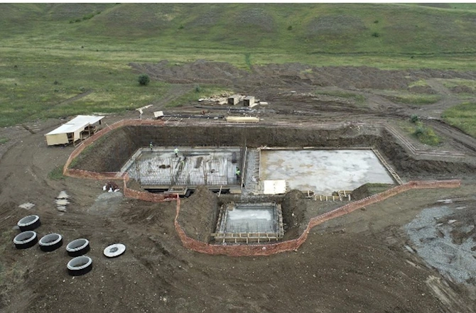 Cəbrayıl şəhərində içməli və tullantı su infrastrukturları yaradılır — VİDEO/FOTO
