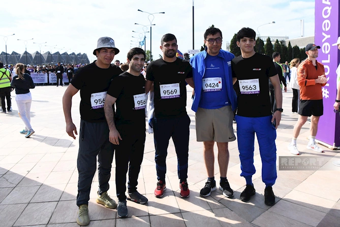 Heydər Əliyev Fondunun təşəbbüsü ilə keçirilən “Bakı Marafonu 2024” start götürüb