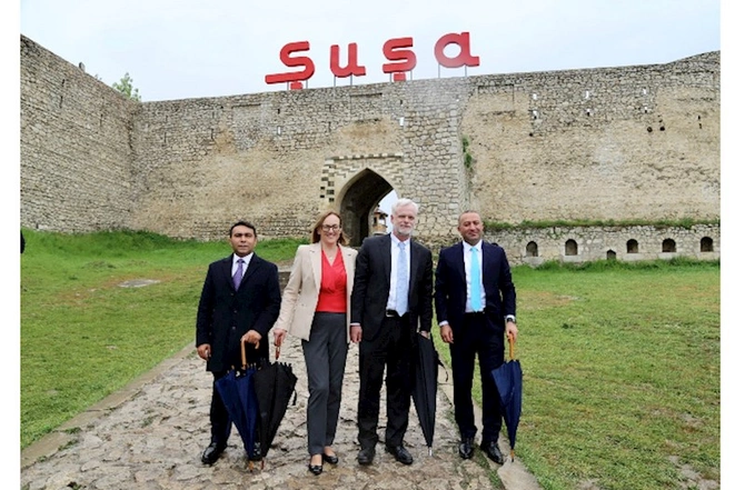 ABŞ səfiri Şuşaya getdi — FOTOLAR