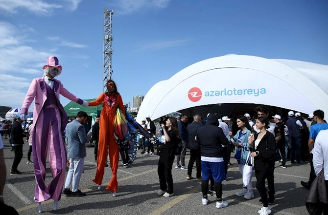 “Azərlotereya” “Bakı Marafonu-2024”də — FOTO