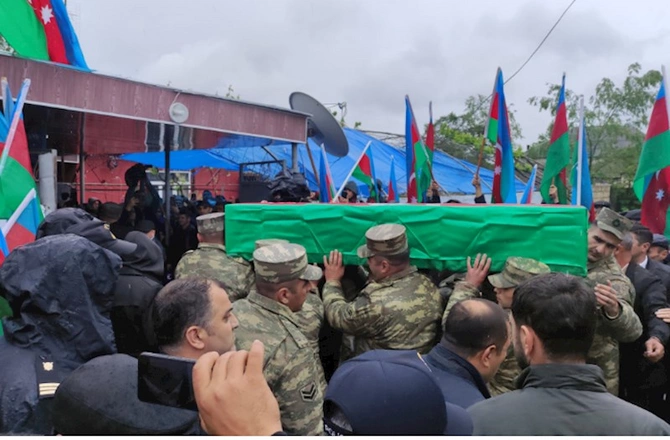 Şəhidimiz Xaçmazda dəfn olundu — FOTOLAR Şəhidimiz Xaçmazda dəfn olundu — FOTOLAR